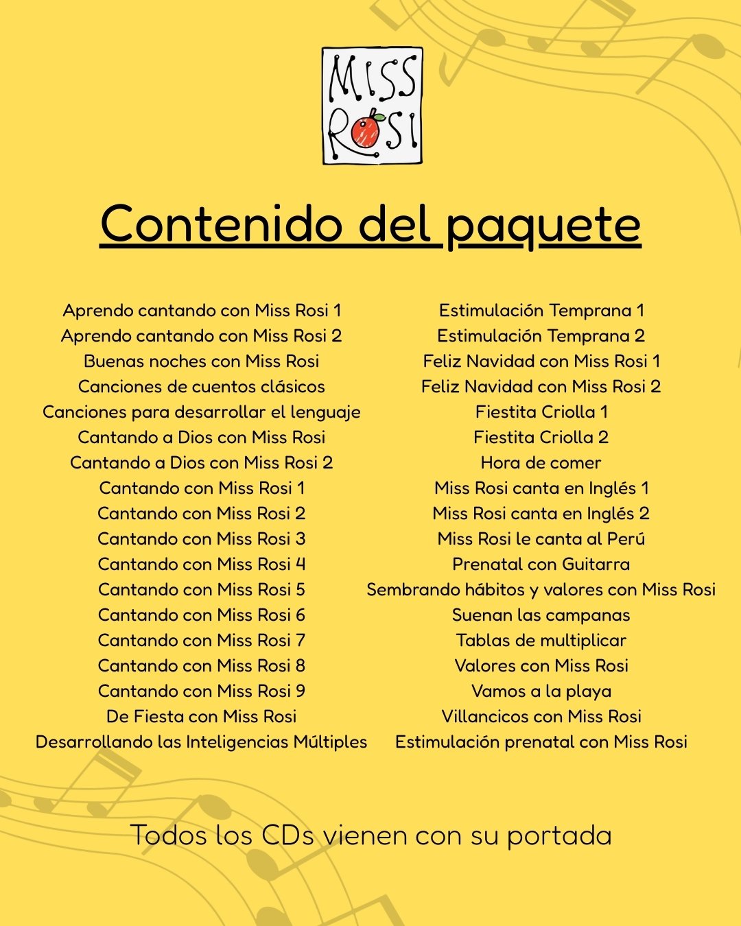 Todos mis discos de la tienda: +30 Discos de música infantil de Miss Rosi - Image 2